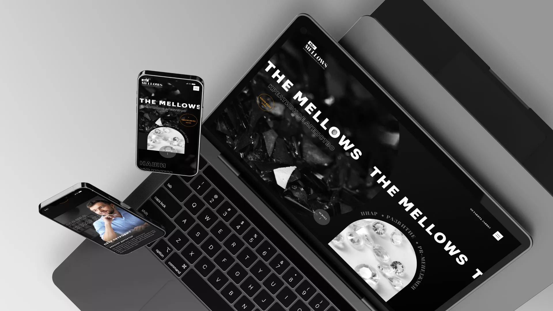 Разработка сайта креативного агентства «The Mellows» в Полярных Зорях