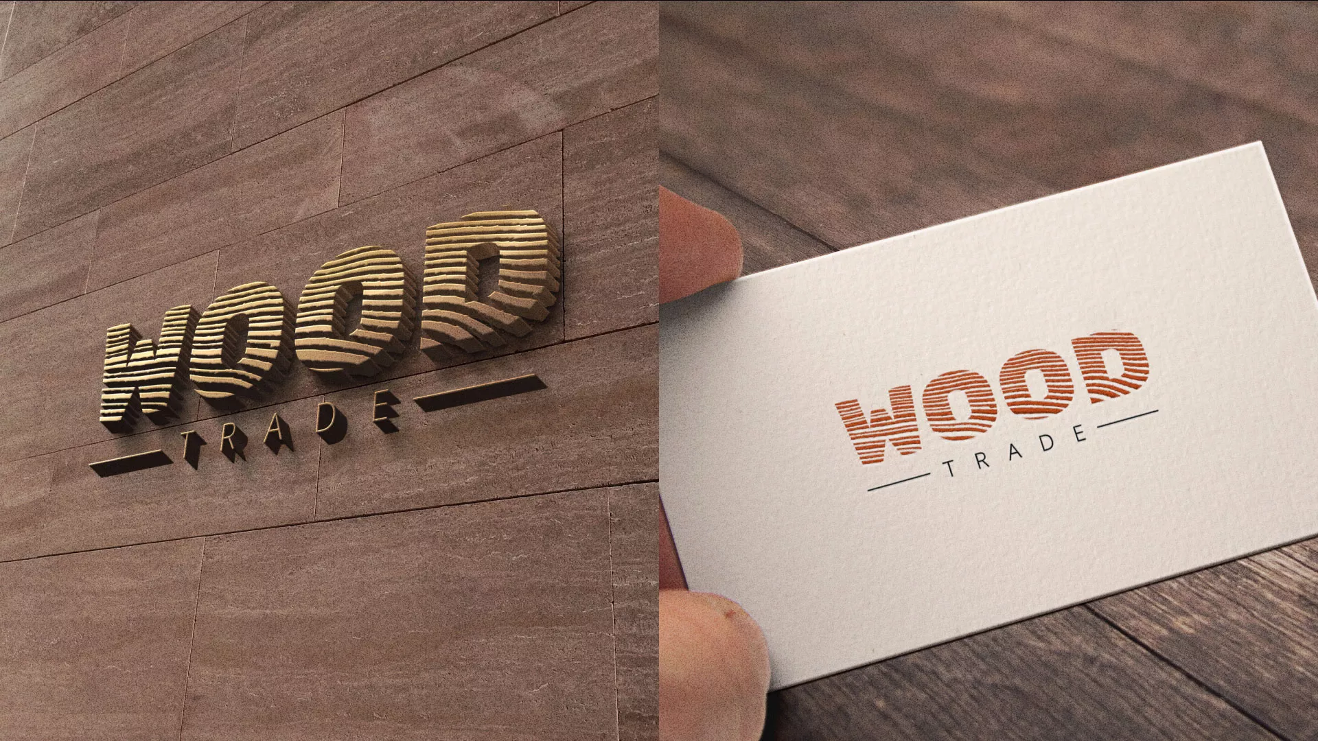 Разработка логотипа для компании «Wood Trade» в Полярных Зорях