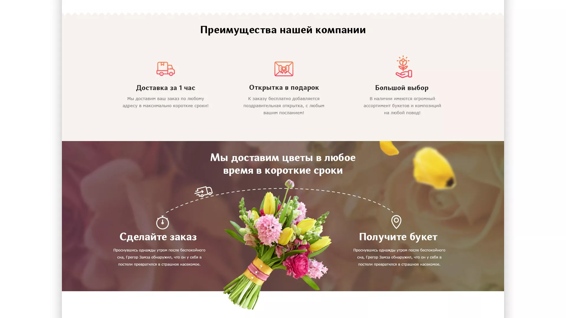 Создание интернет-магазина «Букет-онлайн» по цветам в Полярных Зорях