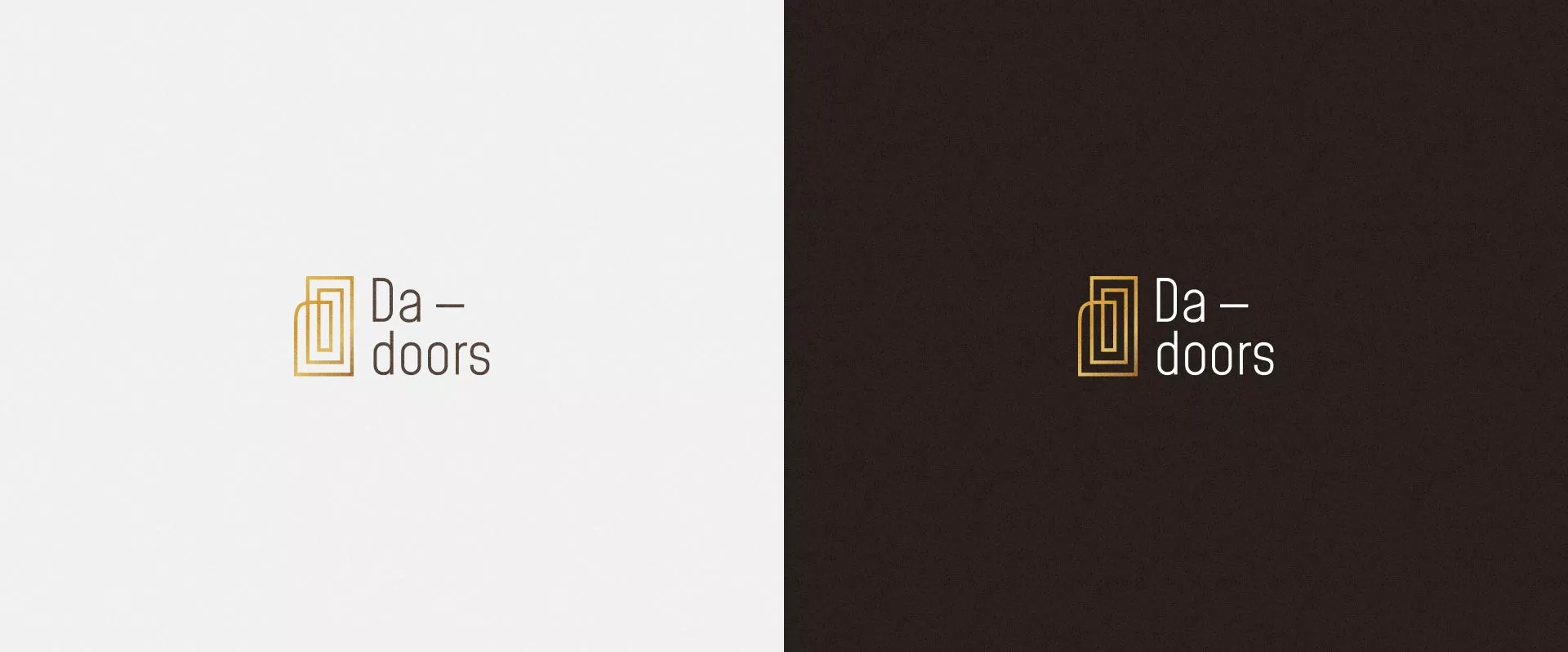 Разработка логотипа для компании «DA-DOORS» в Полярных Зорях