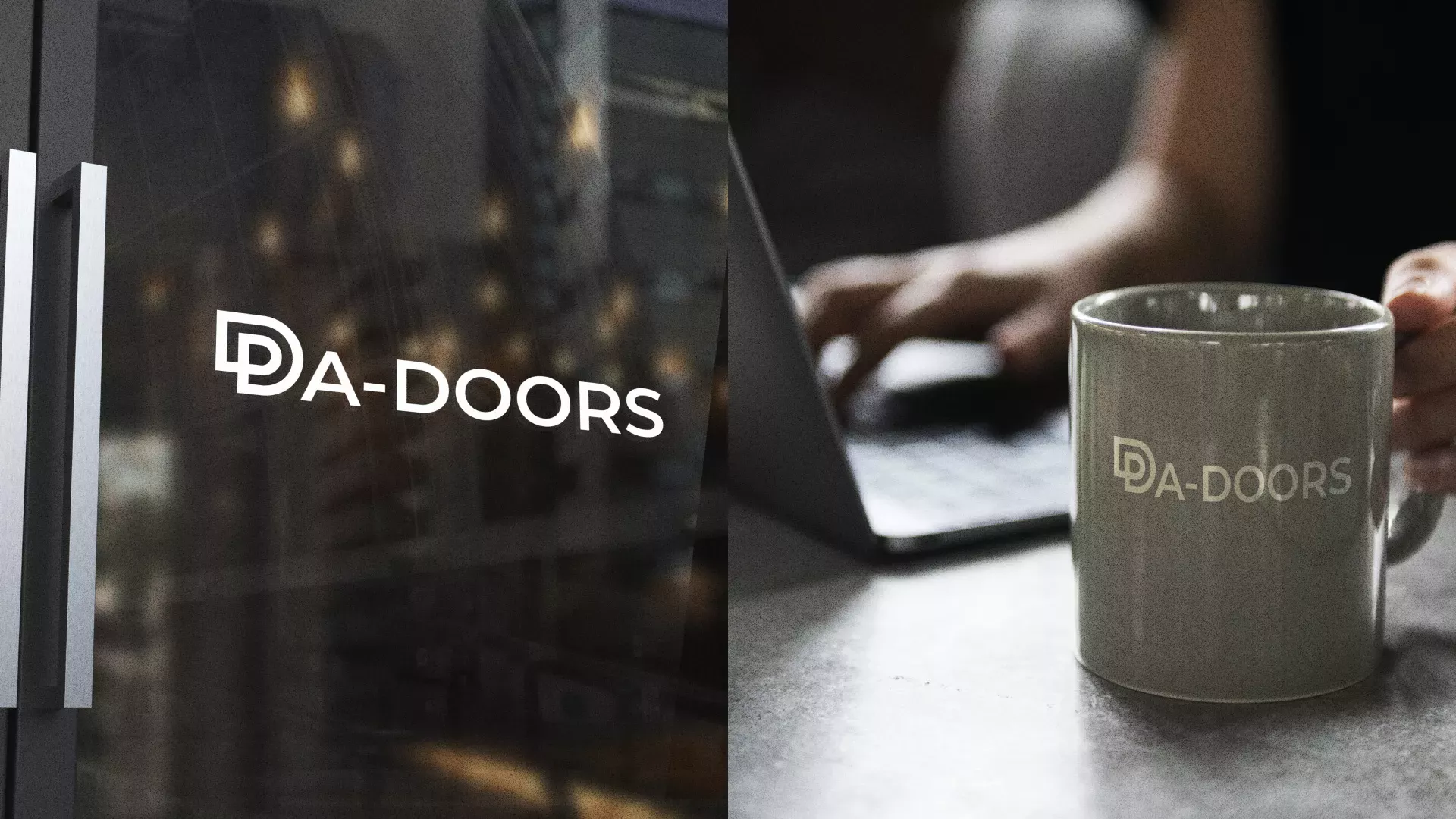 Создание логотипа компании «DA-DOORS» в Полярных Зорях